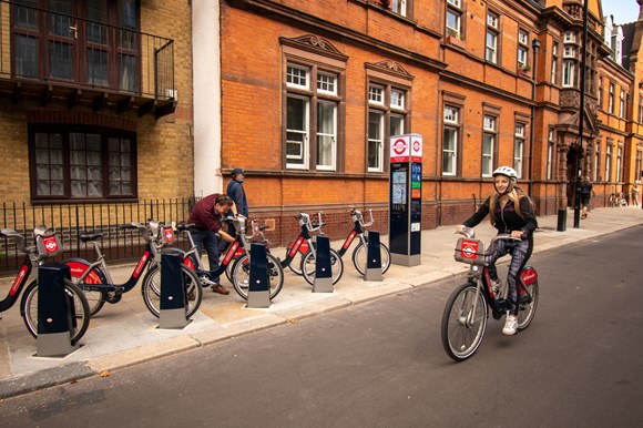 Best September ever for Santander Cycles as commuter numbers reach highest level since pandemic started